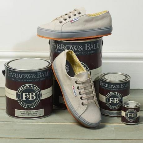 „Farrow & Ball“ pradeda bendradarbiavimą su „Superga“