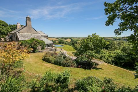 „Penson Farm“, Diptford, Totnes, Devon - sodas ir vaizdas