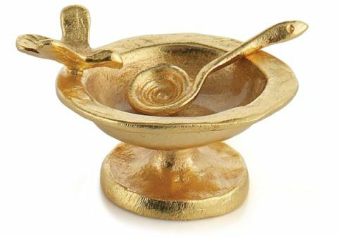 michael aram jubiliejinė atminimo kolekcija dekoratyviniai objektai žvakės druska pipirai ledas kibiras sūrių lentų barstytuvas metalas metalo dirbiniai dizaineris