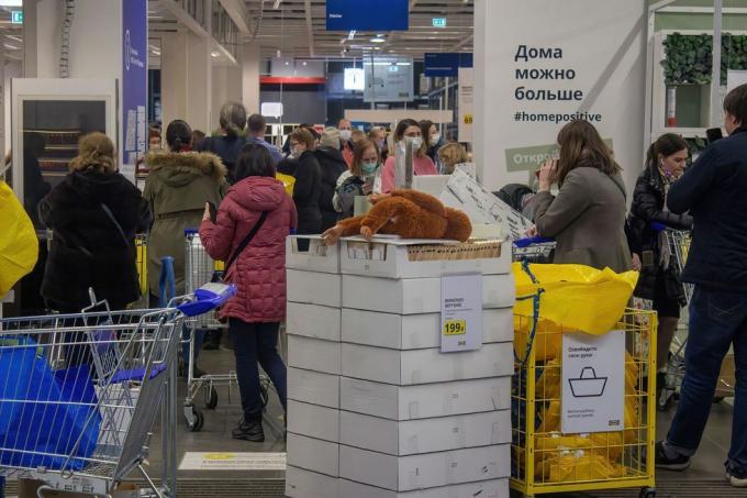 ikea uždaro parduotuves Rusijoje įsiveržus į Ukrainą