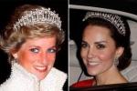 Papuošalų princesė Diana dėvi Kate