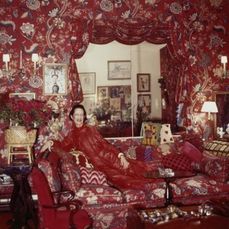 Diana Vreeland savo raudoname kambaryje