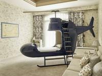 Prabangi sraigtasparnių tematika skirta vaikų lova kainuos mažiausiai 35 000 svarų