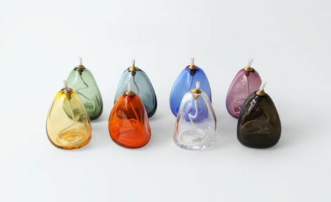 stiklo dizaino lempos Japonija stiklo indai dekoratyvinės dovanos žvakės vis dar namie sugahara stiklo dirbiniai