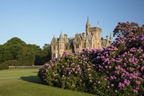 Crawfordton namas, Scottish Baronial Mansion House - pilis