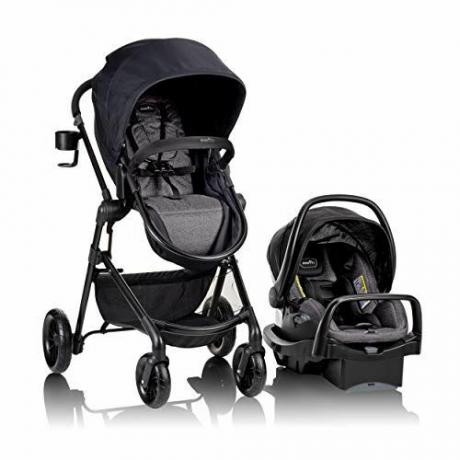 Evenflo Pivot Modular Travel System su SafeMax automobiline kėdute