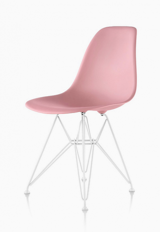 „Eames“ suformuota plastikinė šoninė kėdė 