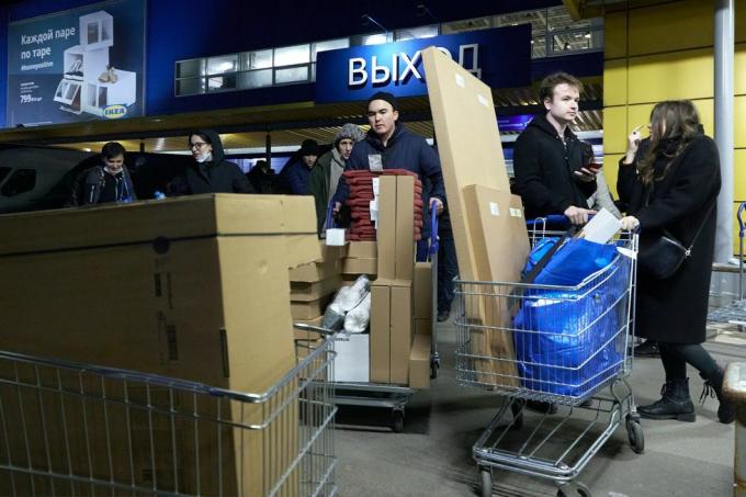 ikea uždaro parduotuves Rusijoje įsiveržus į Ukrainą