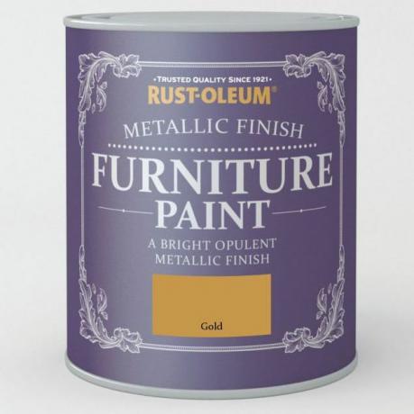 Rust-Oleum Gold Metallic Finish Baldų dažai