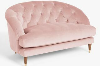 Radley Loveseat, Balet Pink Velvet