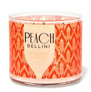 Persikų „Bellini“ 3 dagčių žvakė