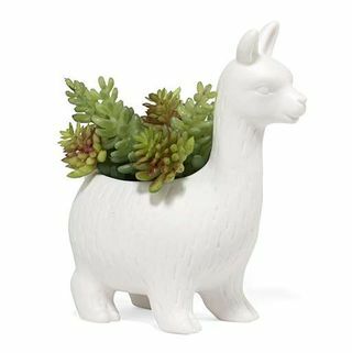 „Lloyd the Llama Ceramic Planter“
