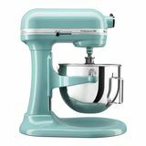 „KitchenAid Professional“ sunkiųjų stovų maišytuvas iš „Aqua Blue“