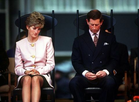 Velso princas ir princesė dalyvauja pasveikinimo ceremonijoje Toronte savo turo Kanadoje pradžioje, 1991 m. spalio mėn. nuotrauka Jayne Fincherprincess Diana Archivegetty images