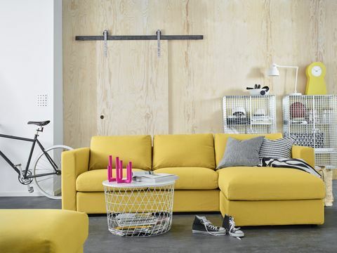 „Ikea VIMLE“ sofa - geltona