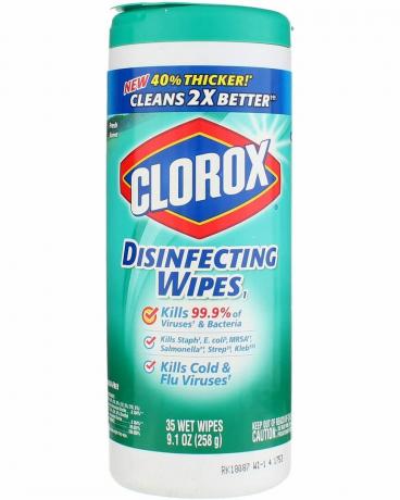 Clorox dezinfekcinės servetėlės ​​Dezinfekuojantis šviežių kvapų kanistras