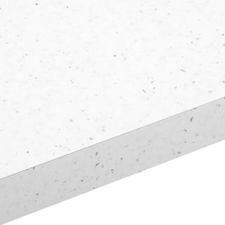 28mm Astral White Laminate Gloss Square Edge Stalviršis