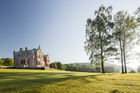 Crawfordton namas, Scottish Baronial Mansion House - pilis