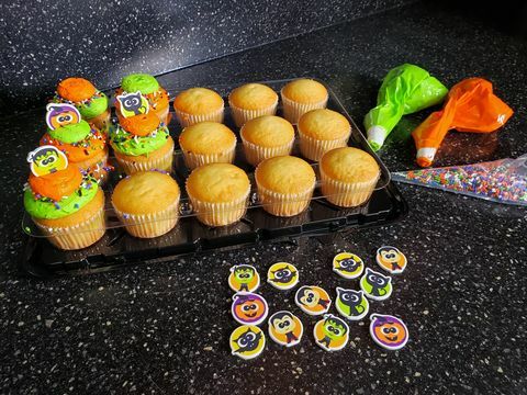 sam klubo Halloween cupcake dekoravimo rinkinys