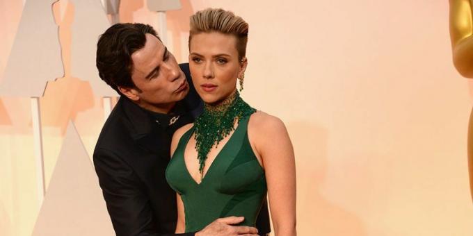 Johnas Travolta Scarlet Johansson Oskaras