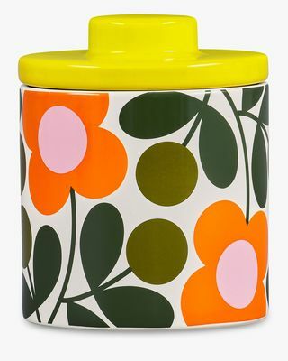 „Orla Kiely“ gėlių stiebų kavos laikymo indas, 750ml, citrinas / daugialypis