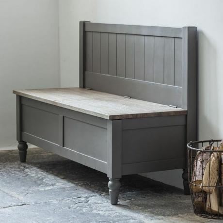 „Annabel Storage Bench“ pilkos spalvos