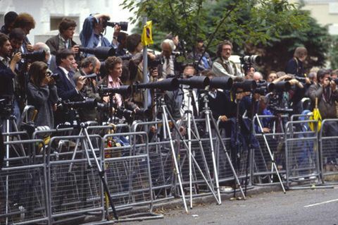 Pirmoji darželio diena - princo Williamo žurnalistai ir fotografai