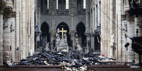 Notre Dame ugnies žala