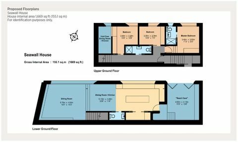 Sea Wall House - Margate - parduodamas turtas - dizainas - Strutt and Parker