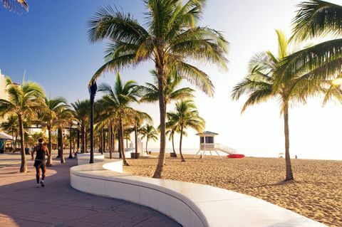 Paplūdimys, Fort Loderdeilas, Florida, JAV