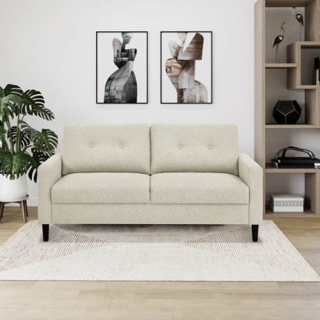 Adelaidės mygtukų minkšta sofa