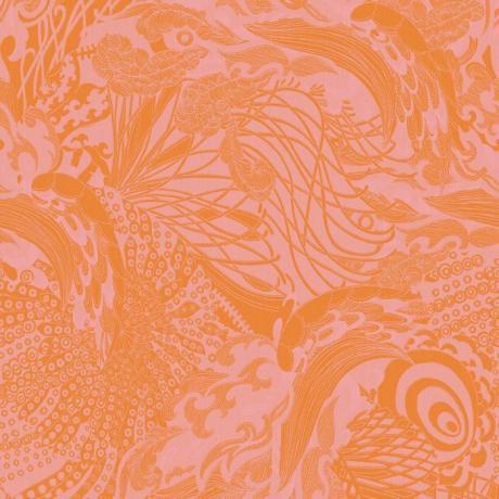 „Fantasia Collection“ „Eastern Tide Astoria“ tapetai „Orange“ 12613