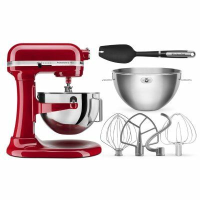 „KitchenAid Professional Plus 5 Quart Bowl-Lift Stand“ maišytuvas su kepėjo paketu