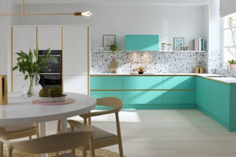 „Wren Kitchens“ - „Macaroon“ kolekcija - „Milano“ „Sprearmint“