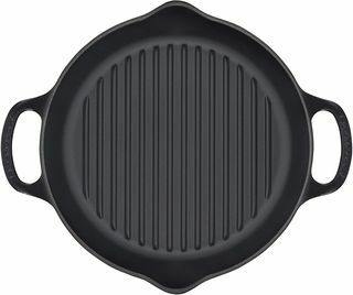 Emaliuotas ketaus firminis Deep Round Grill, 9,75"