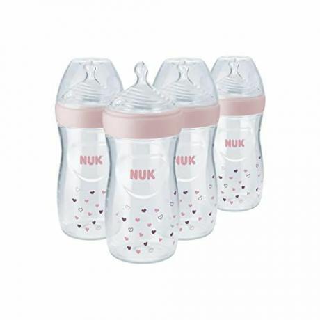 NUK Simply Natural buteliukas su SafeTemp, 4 vnt