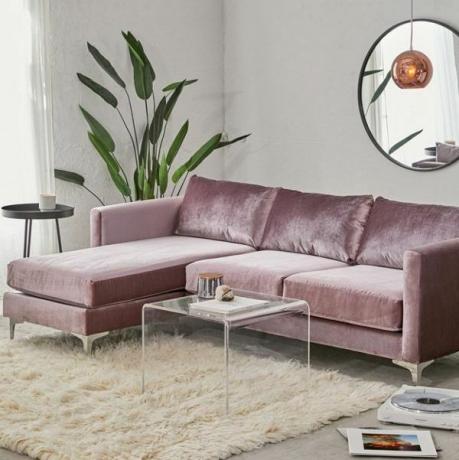 Chamberlin Velvet segmentinė sofa