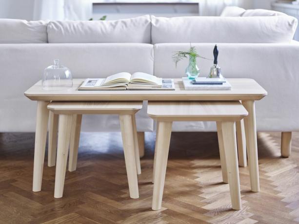 mediena, kambarys, grindys, stalas, baldai, balta, interjero dizainas, grindys, sofa, kavos staliukas, 
