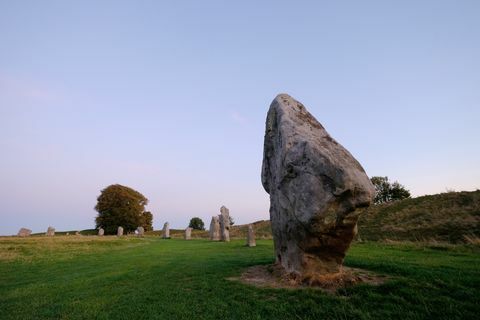 avebury stovintys akmenys, Wiltshire, Anglija