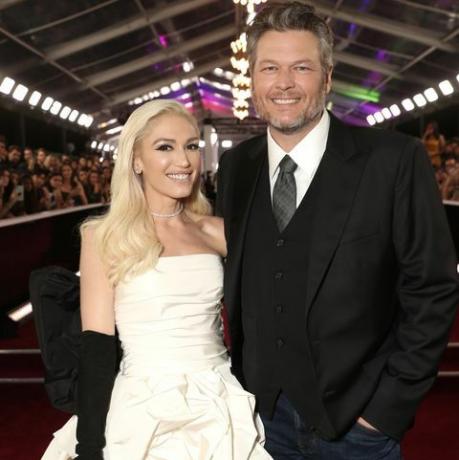 Blake'io Sheltono Gweno Stefani santuokos gandai